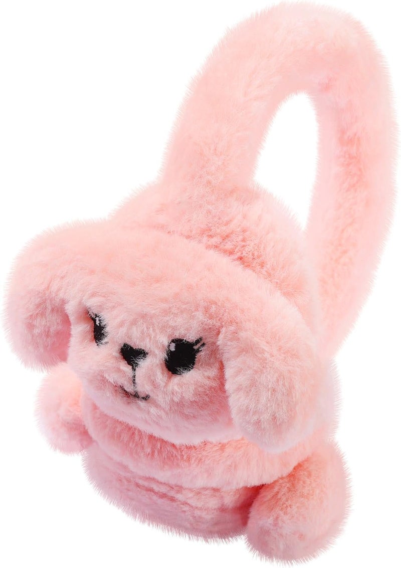 KDVOG Store Girls Ear Muffs Cute Cat Earmuffs Winter Plush Ear Warmer Outdoor Ear Covers for Kids - Image 1